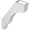Ekena Millwork 3 1/2-in. W x 16-in. D x 24-in. H Balboa Architectural Grade PVC Knee Brace BRCP035X16X24BOA - alternate 6